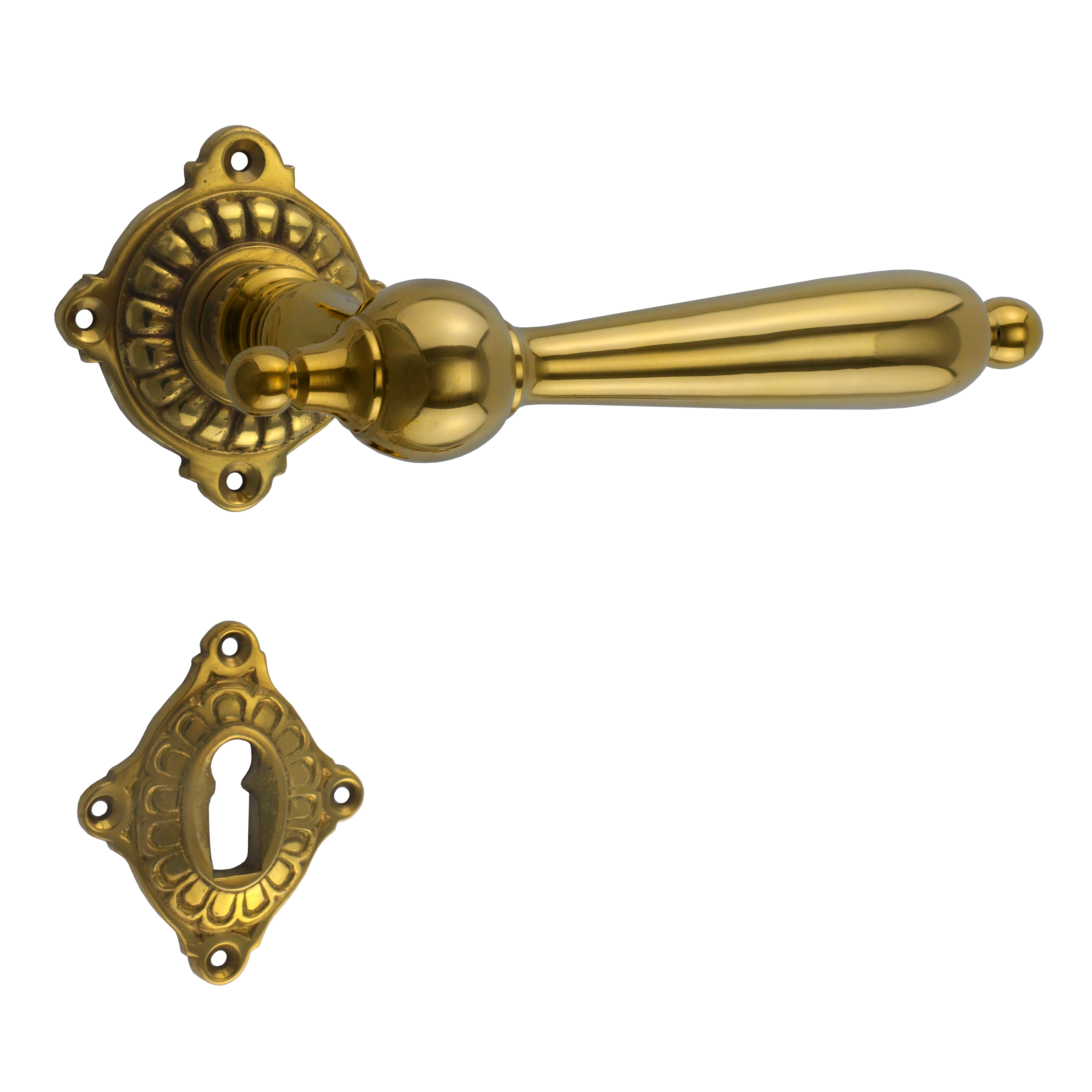 Roomdoor rosette garniture historicism