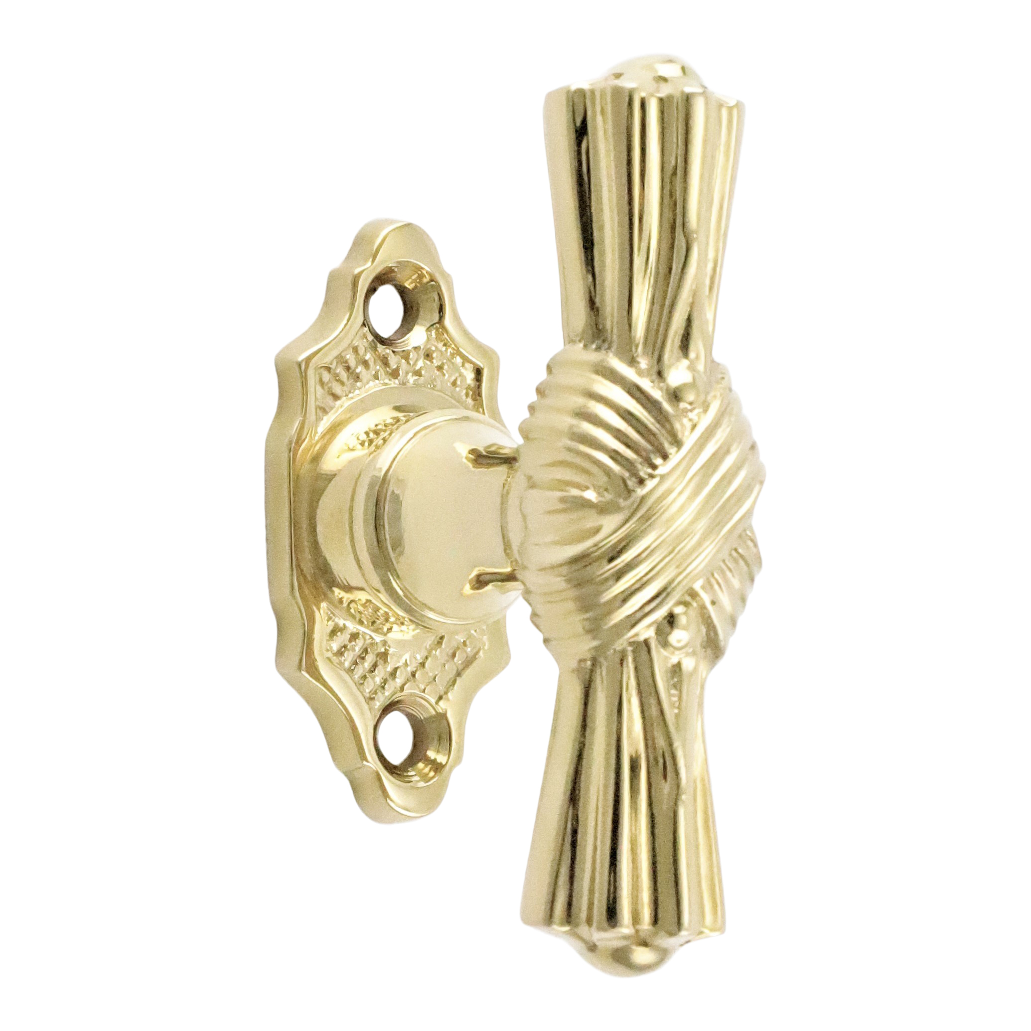 410.0024.35 Art Nouveau window olive - antique window hardware, window handles, window olives