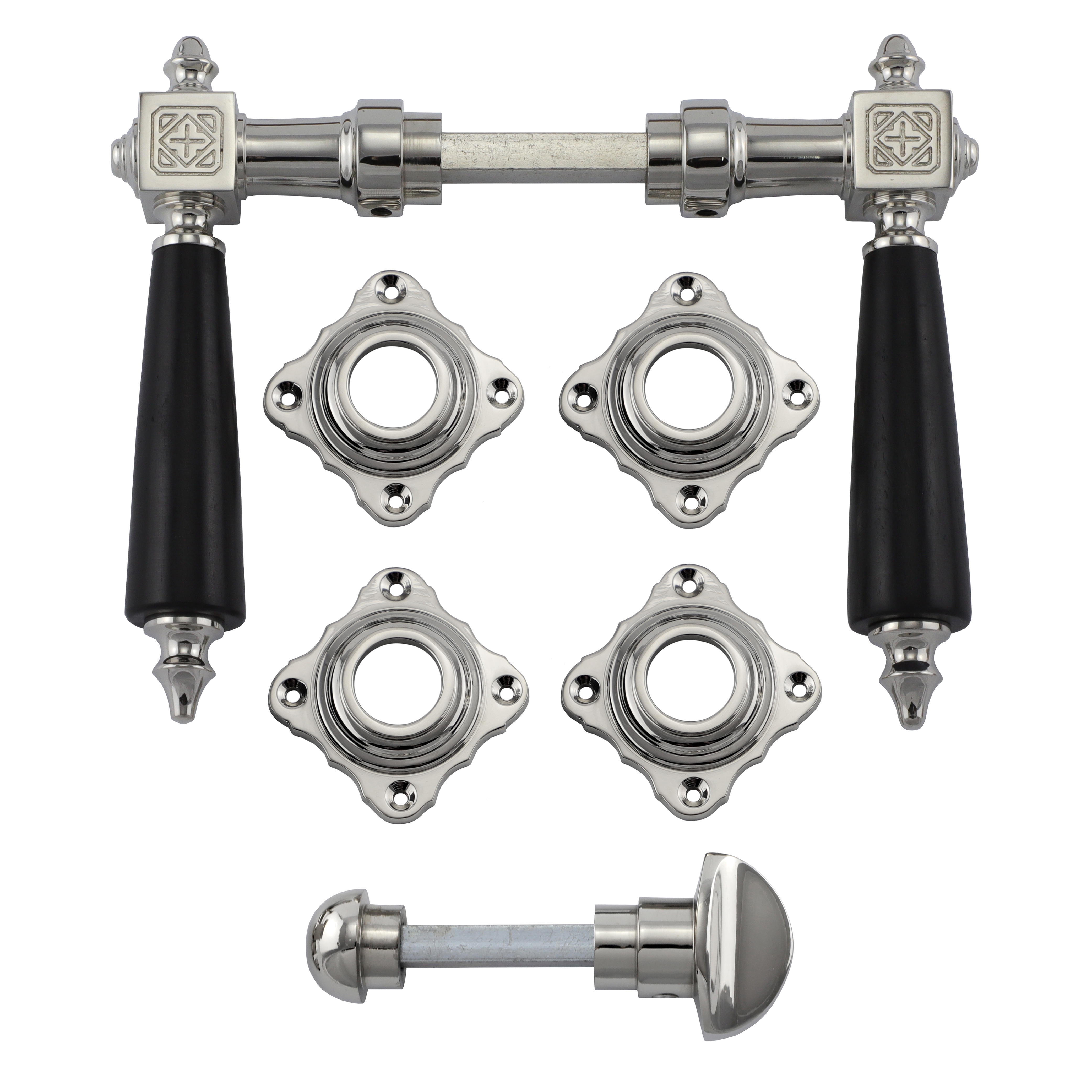 Toilet roomdoor rosette garniture early times Toilet roomdoor rosette garniture early times