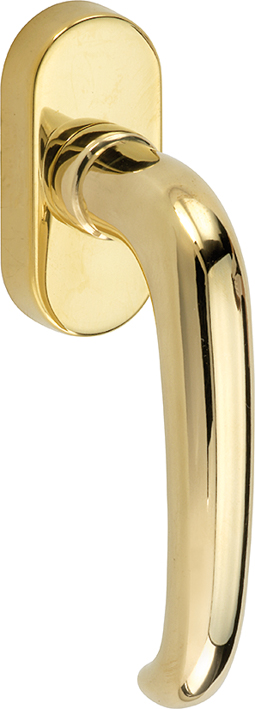 420.0131.35 20s style window handle polished brass 