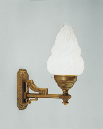 Historic wall lamp for interior areas