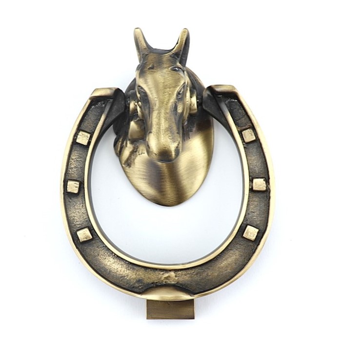 Home door knocker "dolphin" - old knocker