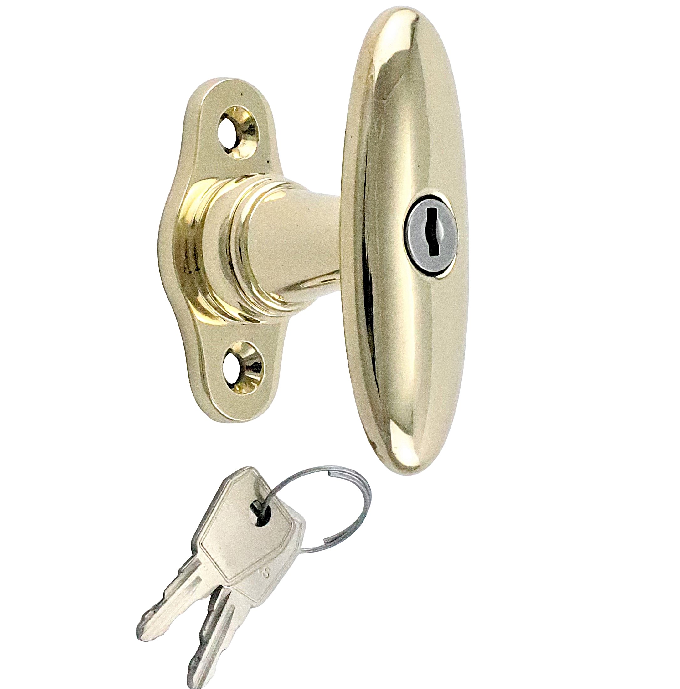 JCB window olive lockable 1920ies  old window handle