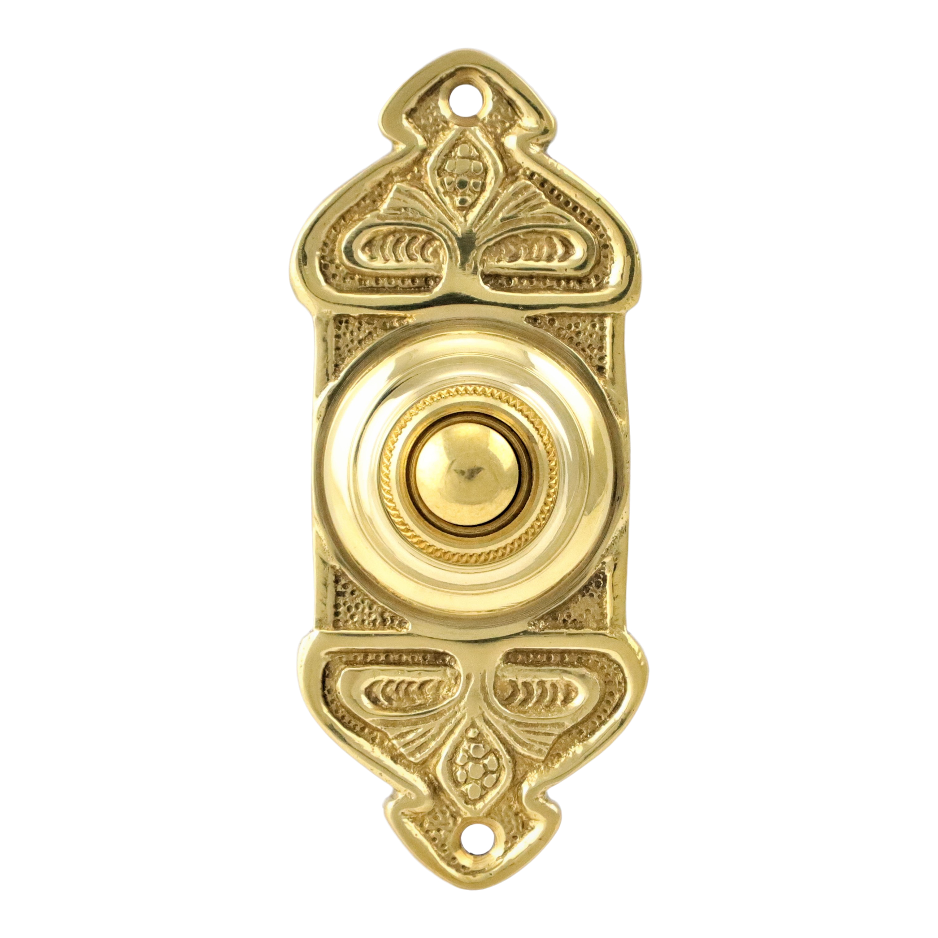 Door bell bell plate with one ring button