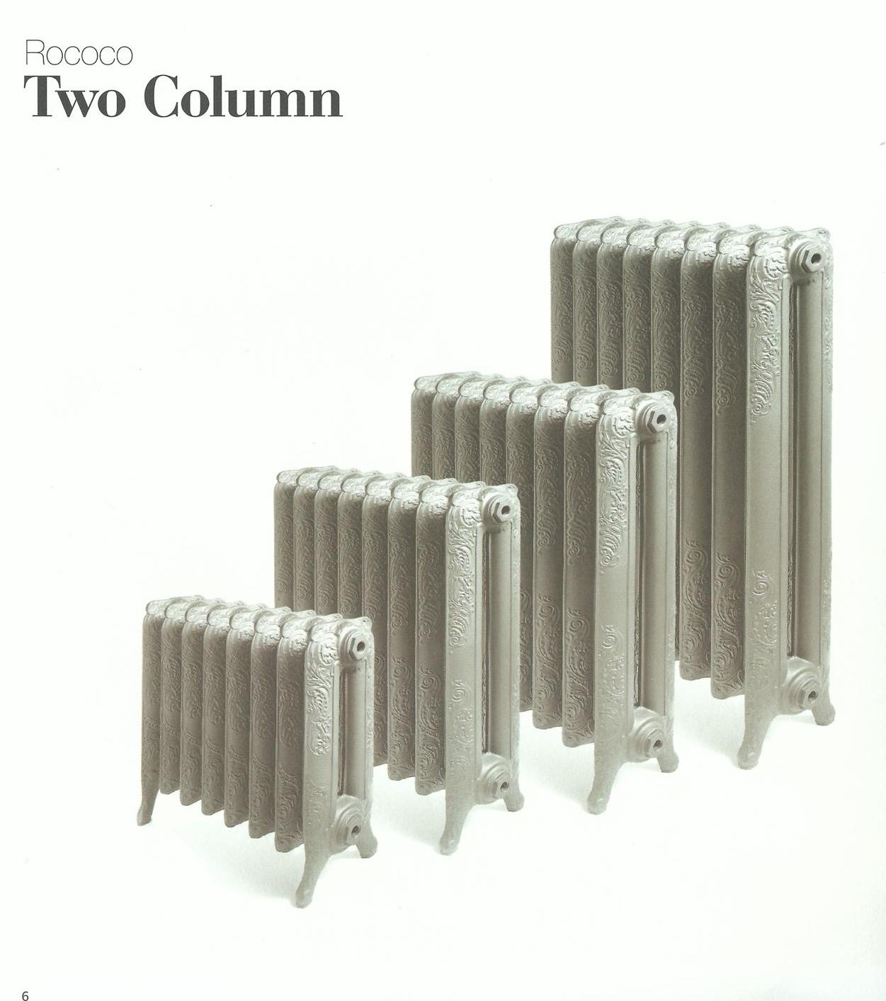 Cast iron heatening element two column