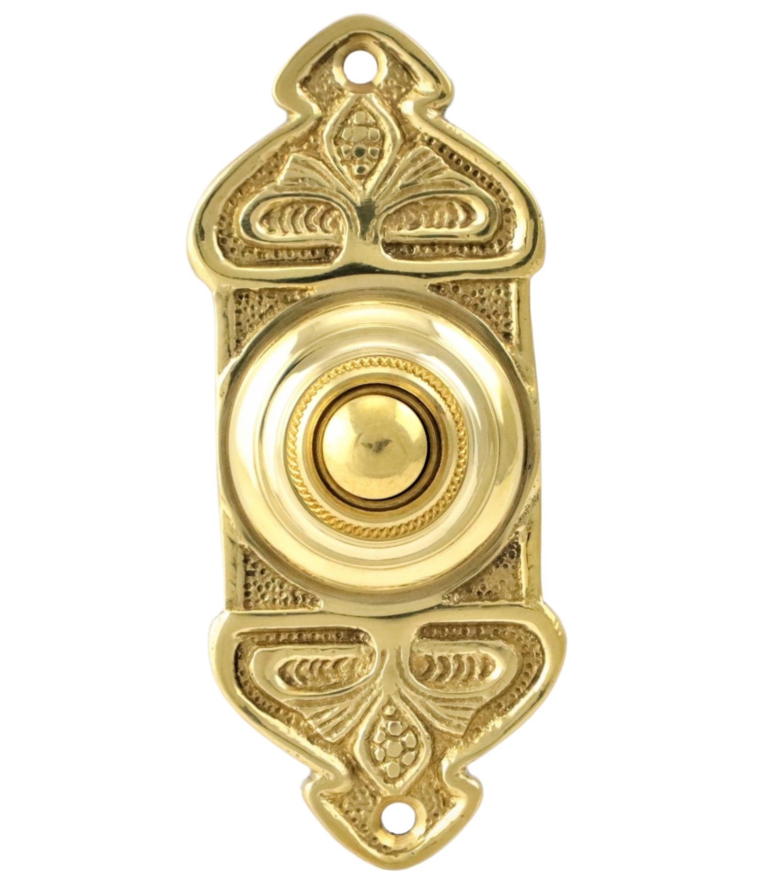 Door bell bell plate with one ring button