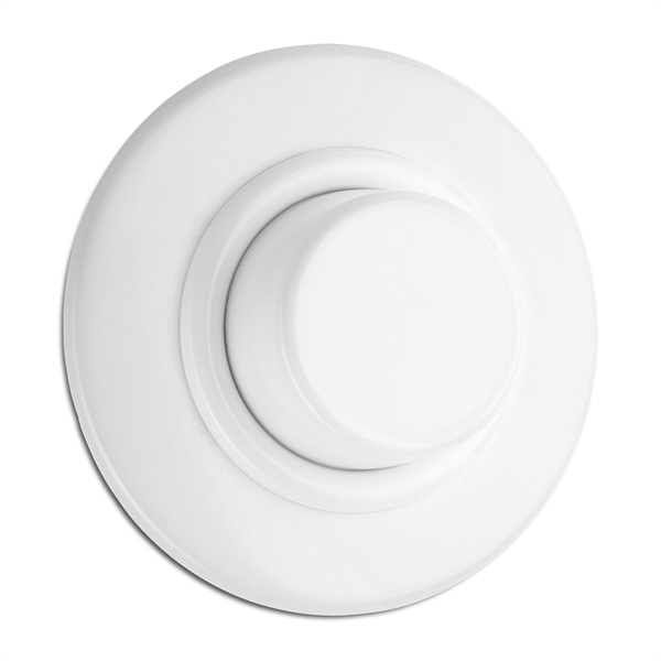 900.0011.DW Dimmer incandescent lamps, flush-mounted switch system Duroplast white with round cover