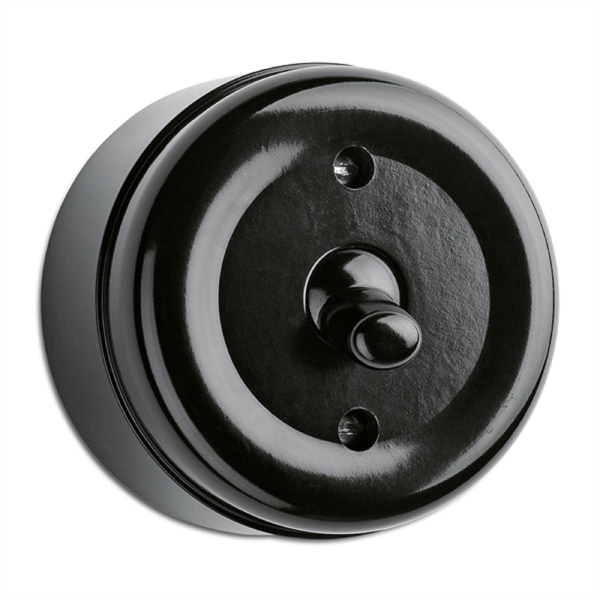 900.0035.BS Toggle switch changeover, surface-mounted switch system IP20 Bakelite black