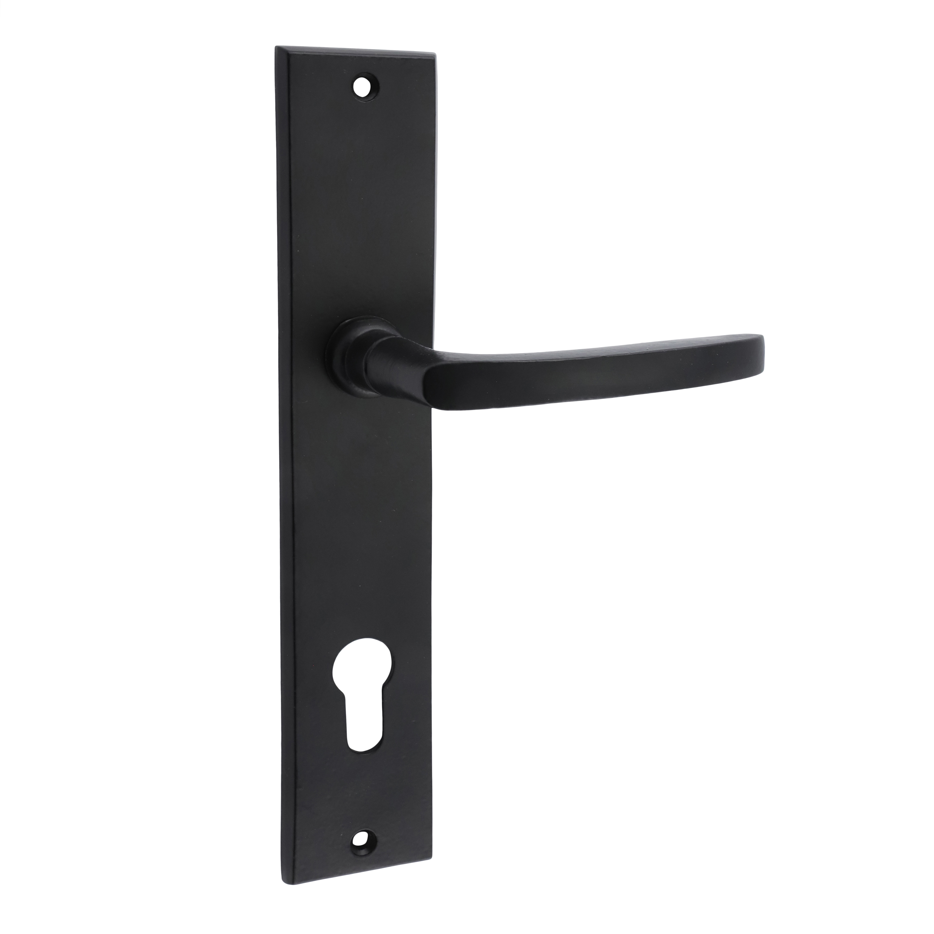 Room door long plate garniture 1920ies - old door grip, old door handle Room door long plate garniture 1920ies - old door grip, old door handle